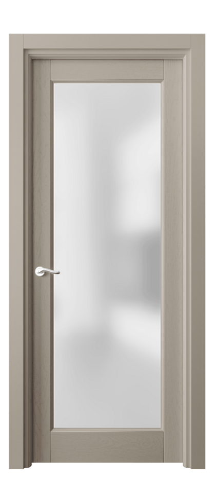 Межкомнатная дверь Lignum 0700 Дуб бисквитный Сатинированное стекло Цена 130599 ₽ | Volhovec