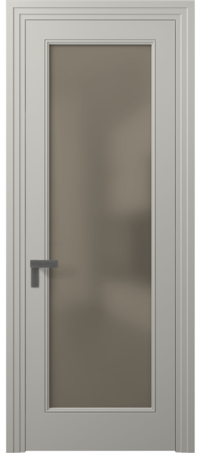 Дверь межкомнатная Рокка 8300 Матовый тёплый серый Сатинированное бронзовое стекло, триплекс Каскадный компланарный наличник МТСР Цена 82899 ₽ Наличники уже входят в базовый комплект. Фабрика дверей Волховец 8 (800) 551 43 19 Межкомнатная дверь Рокка 8300 Матовый тёплый серый Сатинированное бронзовое стекло, триплекс Цена 82899 ₽ | Volhovec