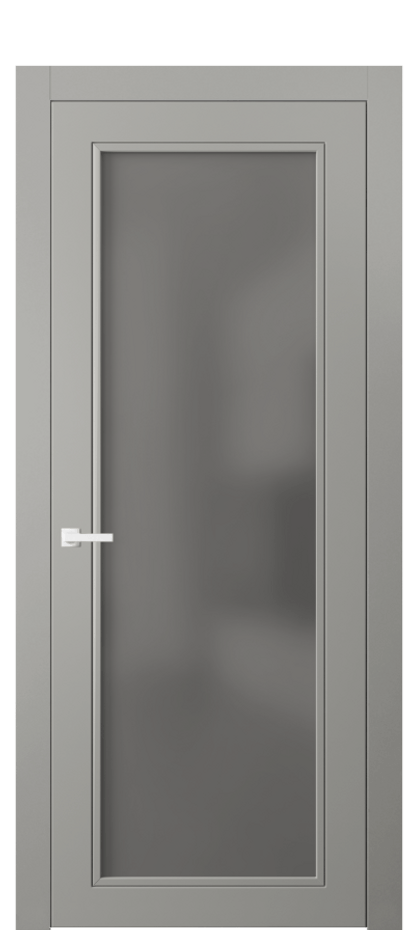 Дверь межкомнатная Нео Классик 8000 Матовый нейтральный серый Сатинированное серое стекло, триплекс Гладкий компланарный наличник МНСР Цена 74699 ₽ Наличники уже входят в базовый комплект. Фабрика дверей Волховец 8 (800) 551 43 19 Межкомнатная дверь Нео Классик 8000 Матовый нейтральный серый Сатинированное серое стекло, триплекс Цена 74699 ₽ | Volhovec