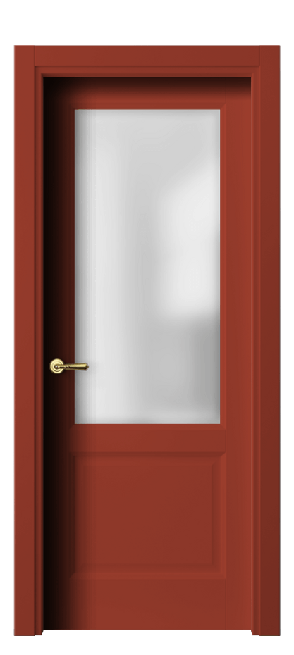 Межкомнатная дверь Galant 1422 Матовый белоснежный Сатинированное стекло Цена 68199 ₽ | Volhovec