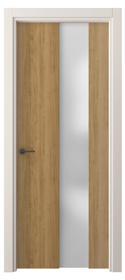 Межкомнатная дверь Фридом 4226 Грецкий орех Сатинированное стекло Цена 34939 ₽ | Volhovec