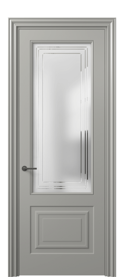 Дверь межкомнатная Маскот 8452 Матовый нейтральный серый Сатинированное стекло с гравировкой "Грани", триплекс Фигурный наличник МНСР Цена 82499 ₽ Наличники уже входят в базовый комплект. Фабрика дверей Волховец 8 (800) 551 43 19 Межкомнатная дверь Маскот 8452 Матовый нейтральный серый Сатинированное стекло с гравировкой "Грани", триплекс Цена 82499 ₽ | Volhovec