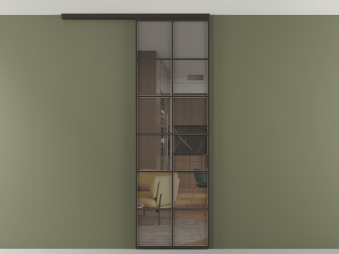 Перегородка Формато вдоль стены на потолок 1 створка АЛПР 040.05 Алюминий антрацит Прозрачное серое стекло, триплекс. Цена 118640 ₽ 1. Полотно 2 шт. (800/2100 мм)
2. Комплект установки раздвижной системы
3. Базовый комплект фурнитуры
4.Ручка Рондо. Фабрика дверей Волховец 8 (800) 551 43 19 Перегородка Формато вдоль стены на потолок 1 створка АЛПР 040.05 Алюминий антрацит Прозрачное серое стекло, триплекс Цена 118640 ₽ | Volhovec