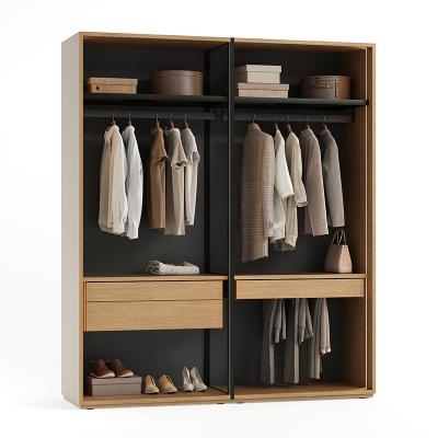 Мебель Гардеробные Модуле. Цвет Дуб Каселла коричневый. Материал ЛДСП древесный. Коллекция Идея 1. Картинка.