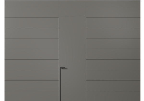 Панели для отделки стен Стеновая панель в эмали Матовый классический серый. Цвет Матовый классический серый. Материал Гладкая эмаль. Коллекция Эмаль. Картинка.