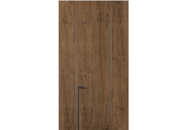 Панели для отделки стен Стеновая панель в древесной отделке Орех умбра матовый. Цвет Орех умбра матовый. Материал Шпон НатурВуд. Коллекция Древесные отделки. Картинка.