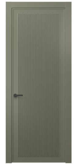 Дверь межкомнатная АКП 8622 МОТ. Цвет Матовый оливковый тёмный. Материал Гладкая эмаль. Коллекция Dune. Картинка.