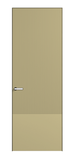 Дверь межкомнатная 8203 Слоновая кость RAL 1014. Цвет RAL Слоновая кость RAL 1014. Материал Гладкая эмаль. Коллекция Вельвет. Картинка.