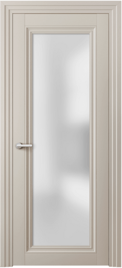 Дверь межкомнатная 2502 МСБЖ САТ. Цвет Матовый светло-бежевый. Материал Гладкая эмаль. Коллекция Centro. Картинка.