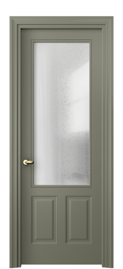 Межкомнатная дверь 8522 МОТ ЛЕД. Цвет Матовый оливковый тёмный. Материал Гладкая эмаль. Коллекция Эссе. Фото. Дверь межкомнатная 8522 МОТ ЛЕД. Цвет Матовый оливковый тёмный. Материал Гладкая эмаль. Коллекция Эссе. Картинка.