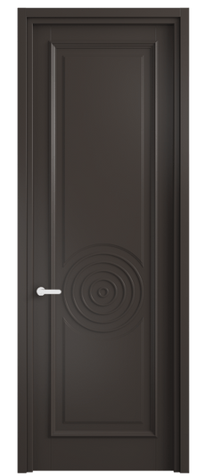 Дверь межкомнатная 6709 МАН . Цвет Матовый антрацит. Материал Гладкая эмаль. Коллекция Шарм. Картинка.