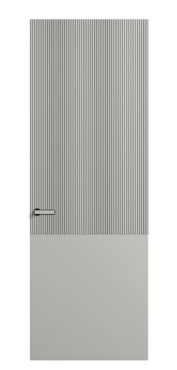 Дверь межкомнатная АКП 8205 МСР Матовый серый. Цвет Матовый серый. Материал Гладкая эмаль. Коллекция Velvet. Картинка.