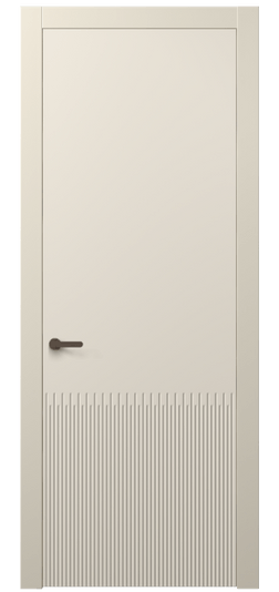 Дверь межкомнатная АКП 8626 МБСР. Цвет Матовый бежево-серый. Материал Гладкая эмаль. Коллекция Dune. Картинка.