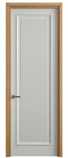 Дверь межкомнатная 6711 БС. Цвет Бук серый. Материал Массив бука эмаль. Коллекция Charm. Картинка.