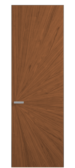 Дверь межкомнатная ПУ 0206 ОМДМР Орех медный матовый. Цвет Орех медный матовый рифт. Материал Радиальный шпон Naturwood. Коллекция Rift. Картинка.