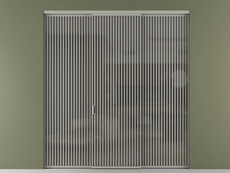 Перегородка Формато внутри проёма 3 створки